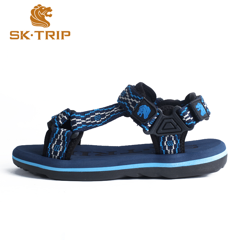 SKTRIP狮牌夏季男士沙滩鞋 透气户外运动沙滩凉鞋 休闲旅游海滩鞋