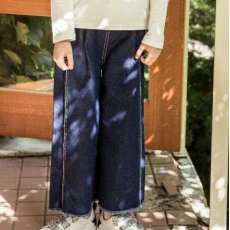 首尔公主韩国正品代购童装2016秋款儿童女童百搭直筒牛仔裤