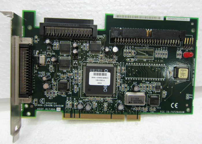 Adaptec AHA-2940UW 40M 50pin SCSI卡 外置68针接口