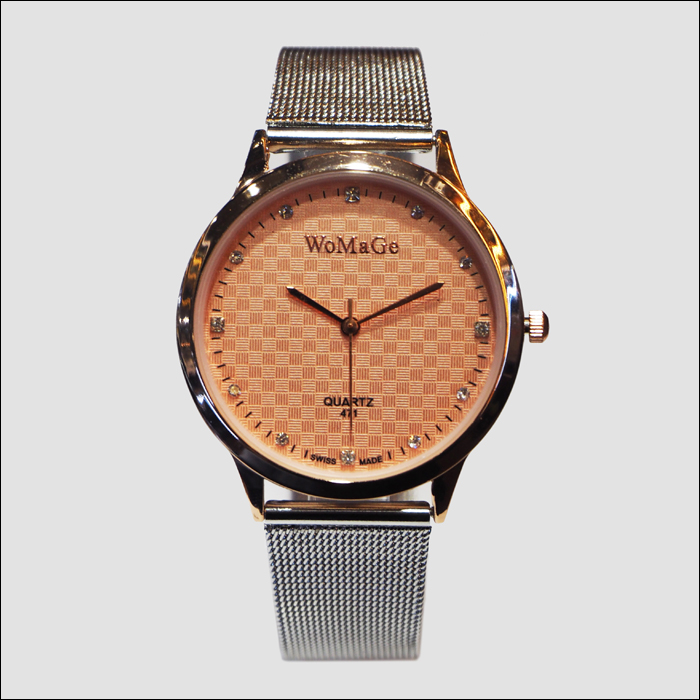 沃玛格时尚休闲情侣对表 男女士简约时装石英腕表 饰品非机械手表