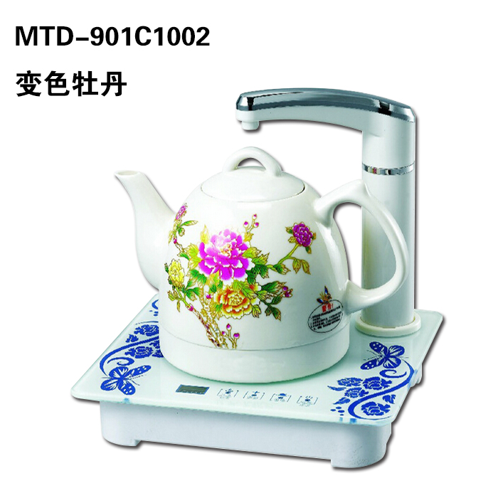 陶瓷电热水壶套装自动上水烧水壶泡茶壶自动断电保温1.2L茶具包邮