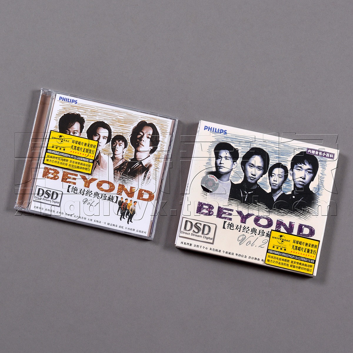 现货|正版 Beyond精选2张 绝对经典珍藏1+2 2CD+歌词本