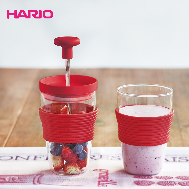 HARIO日本原装进口茶杯情侣杯玻璃杯创意压榨果汁杯冰淇淋杯HDJ-L