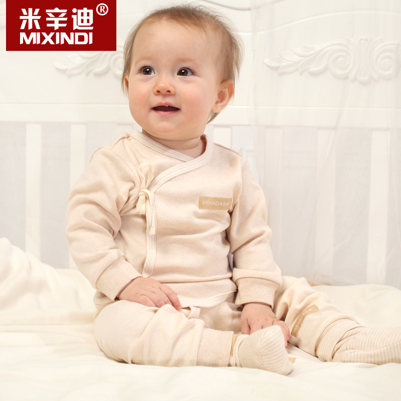 米辛迪 新生儿衣服和尚服婴儿衣服纯棉套装宝宝保暖内衣春秋冬季