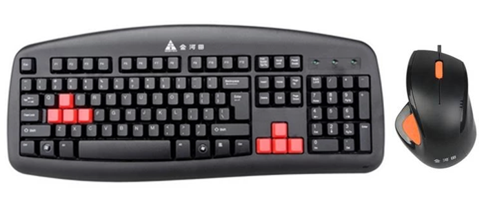 包邮金河田K30G网吧大师键鼠套装 PS/2网吧专用游戏有线键盘鼠标