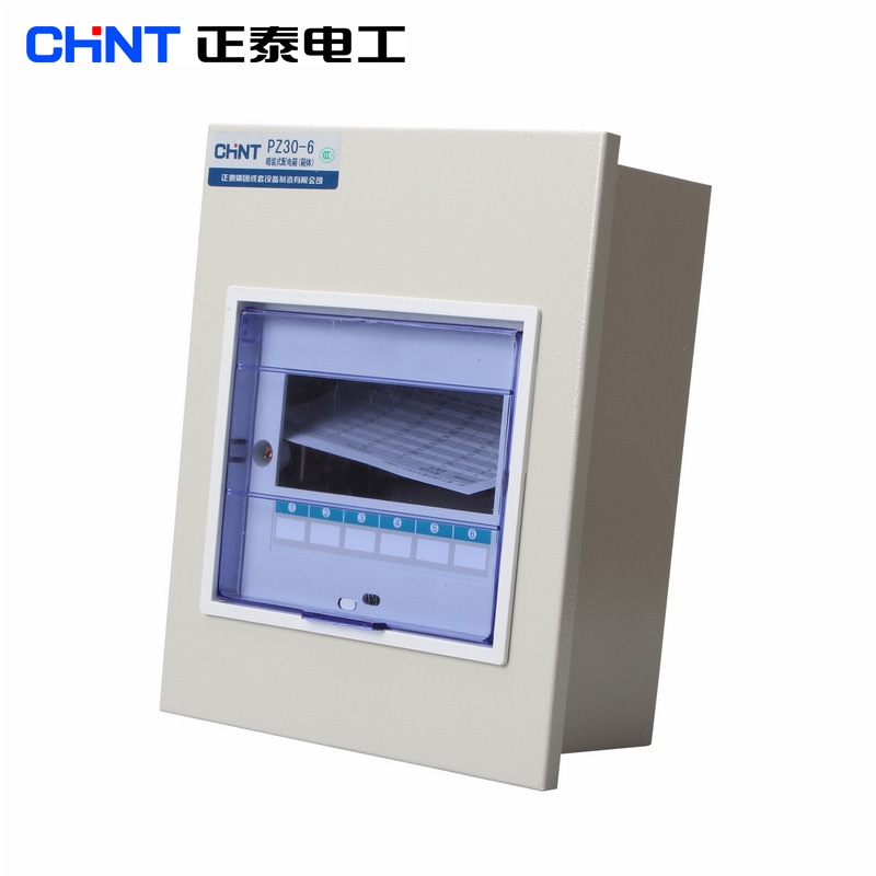 CHNT/正泰配电箱 照明箱 低压布线箱 断路器铁箱 强电箱6回路暗装