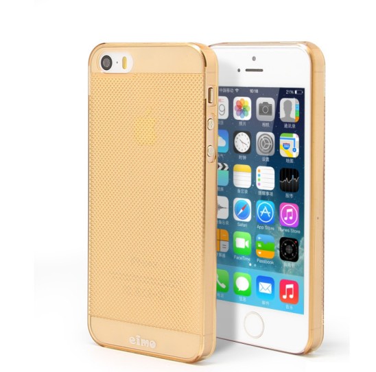 iphone5超薄手机壳 iphone5s散热手机壳苹果5手机保护壳 透明镂空