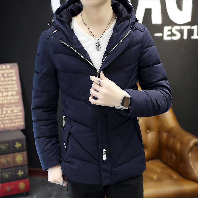 2015冬季男士羽绒服短款青年韩版修身加厚棉袄流行外套男装衣服潮