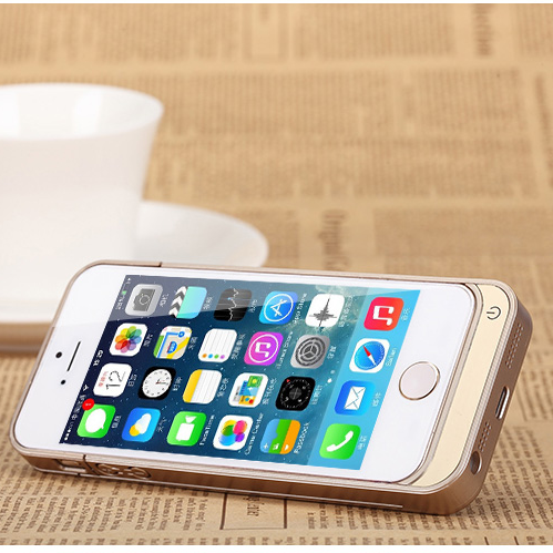 正品iPhone5S背夹电池 苹果专用充电宝 旅游出差充电宝金色