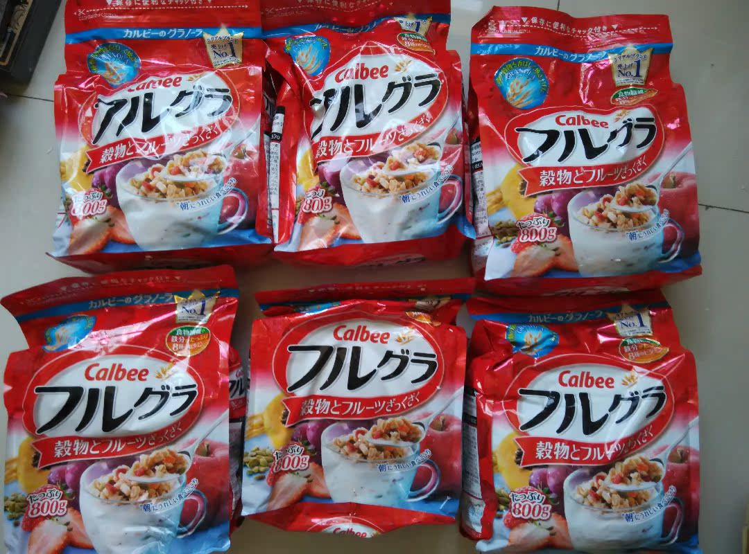 香港代购 日本卡乐比水果麦片 综合果蔬麦片 800g 日期新鲜