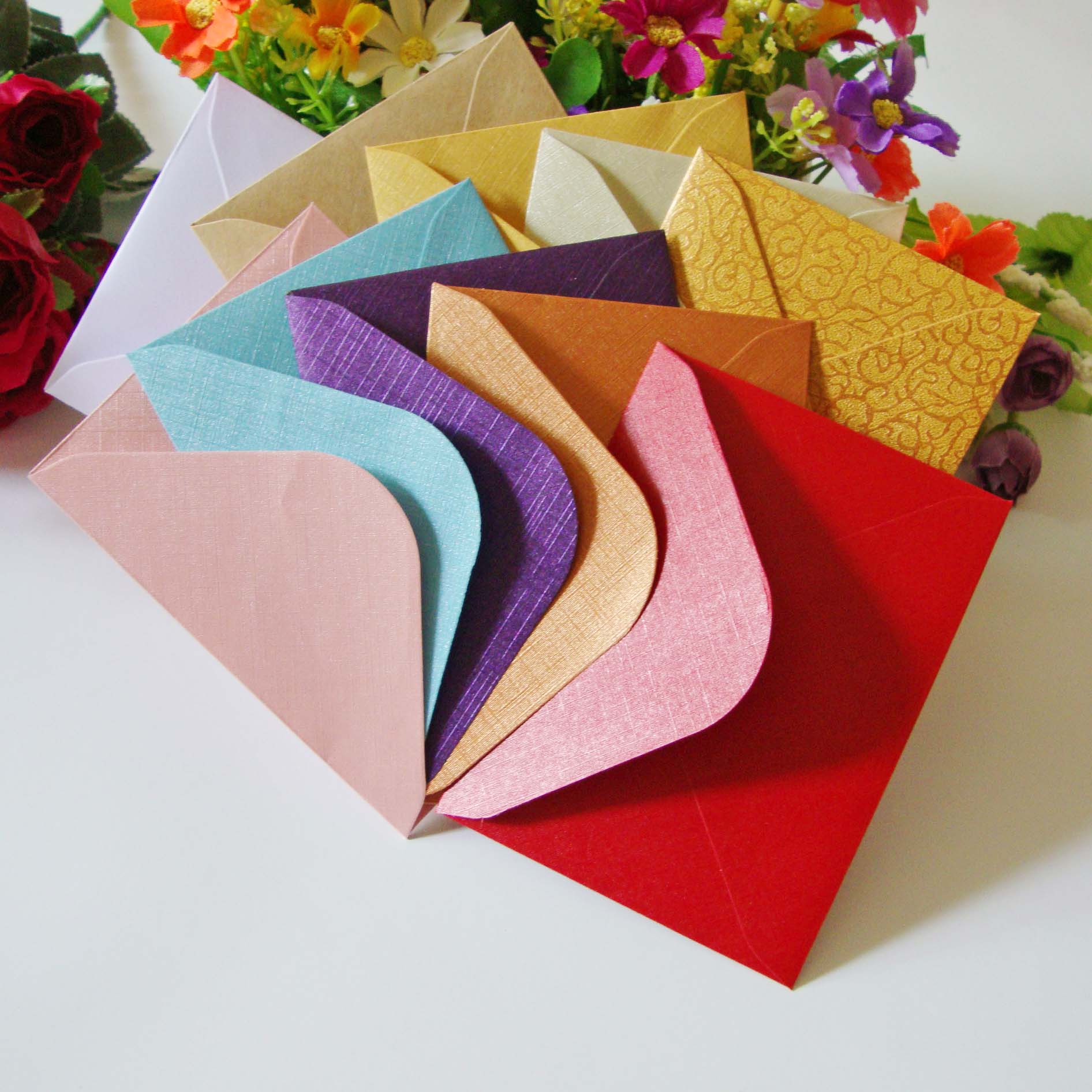 8x11cm彩色高档信封 小信封 小卡片信封 11种颜色可以选
