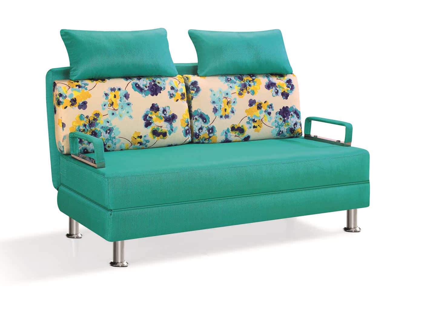 折叠布艺多功能沙发床1.2米折叠沙发床1.5米宜家单人双人新品促销