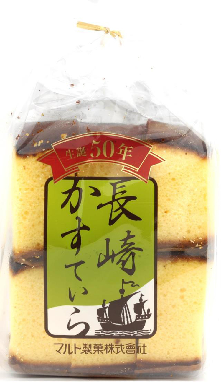 日本进口零食品 丸东长崎奶油松软美味蛋糕300g早餐糕点6个入