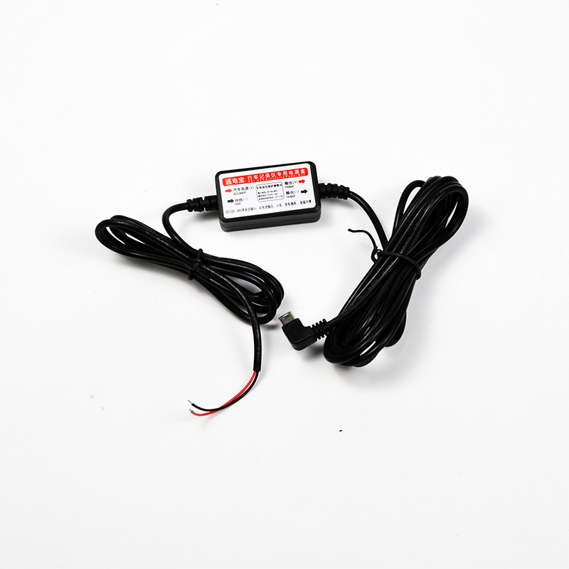 行车记录仪 车载充电器标准micro USB接口3.5米线1.5A降压线火牛