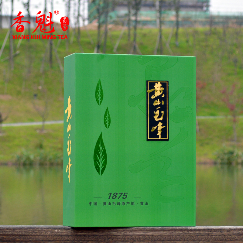 绿茶 绿色黄山毛峰400g高档礼盒装 空礼盒 2015新茶送礼【香魁】
