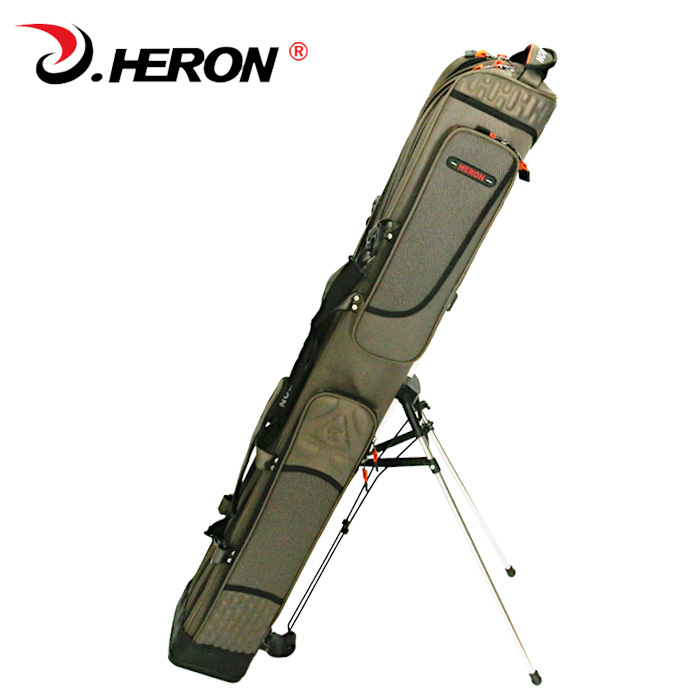 正品HERON1.25米支架包大肚包防水台钓竿包渔具包钓鱼包矶钓鱼包