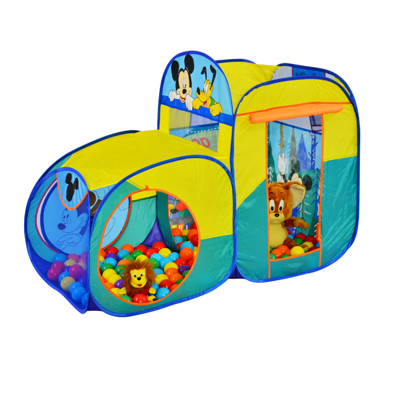 蓝鹰迪士尼儿童帐篷 多功能帐篷 礼盒装内含50个海洋球波波球包邮
