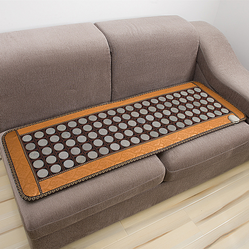 玉来顺正品玉石加热沙发垫 保健理疗托玛琳加热坐垫 砭石沙发垫