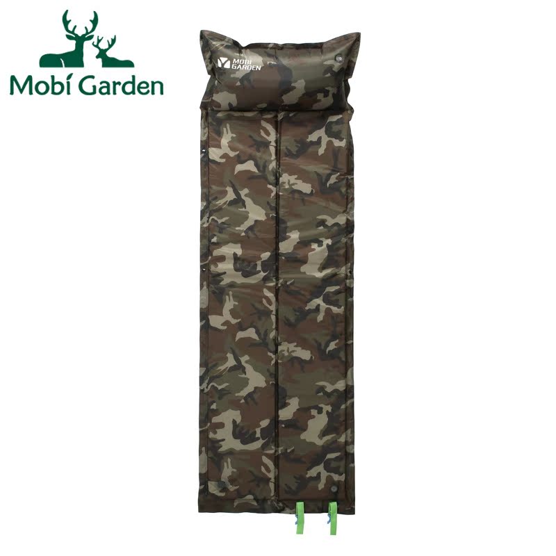 牧高笛户外装备 正品露营单人折叠带枕头自充可拼接 防潮垫 射手