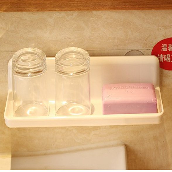 爱彼此 日本浴室置物架卫浴置物架浴室架卫生间置物架吸盘置物架