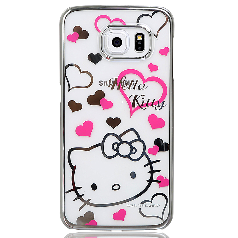 xdoria Kitty三星S6手机壳透明超薄 Galaxy S6保护壳卡通可爱后壳
