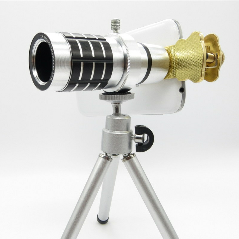 手机镜头12倍长焦望远镜通用苹果小米三星华为联想索尼魅族步步高