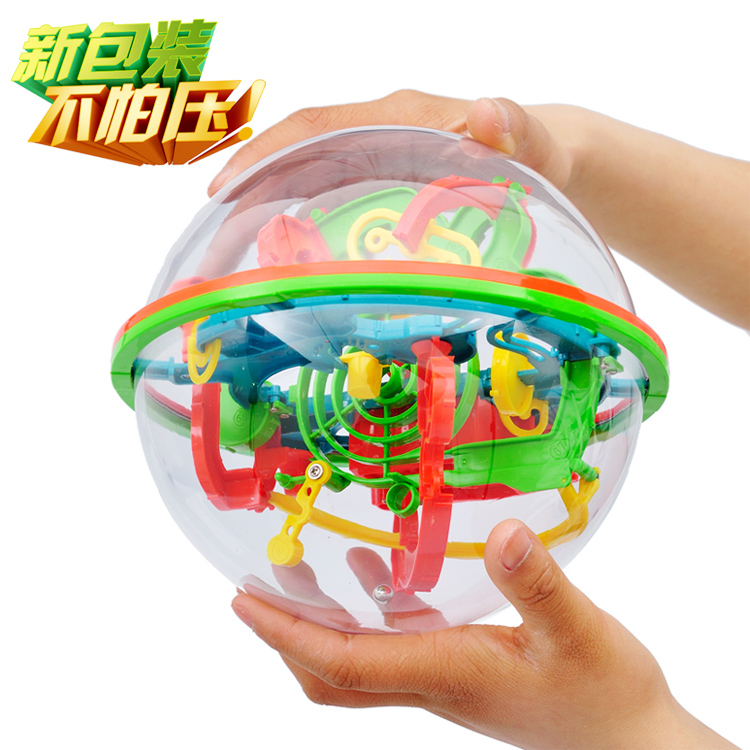 爱可优3D迷宫球299关飞碟立体魔幻智力球100关儿童益智玩具6-12岁