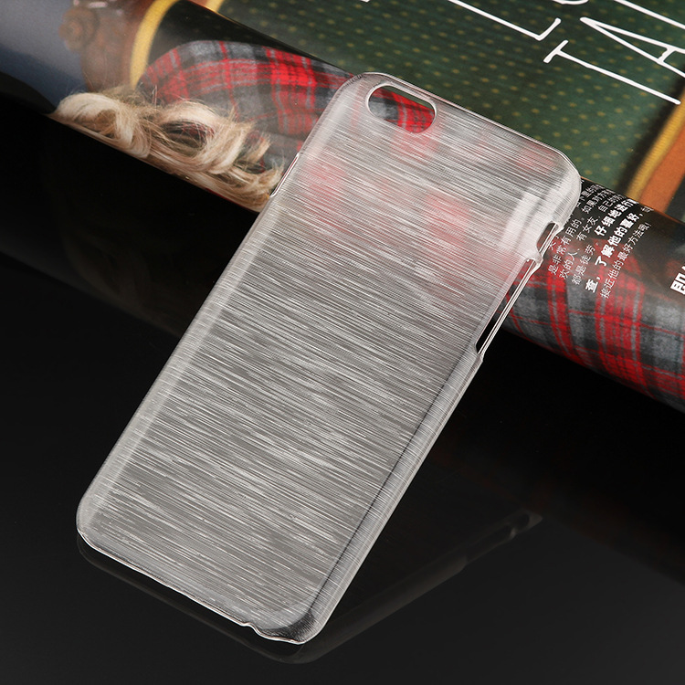 【A08-IP-6】iPhone6 拉丝透明水晶手机保护套超薄透气包邮热销