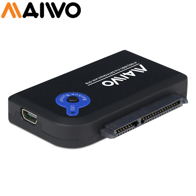 麦沃 MAIWO K100 USB3.0转3T SATA硬盘 易驱线 蓝光DVD光驱硬盘盒