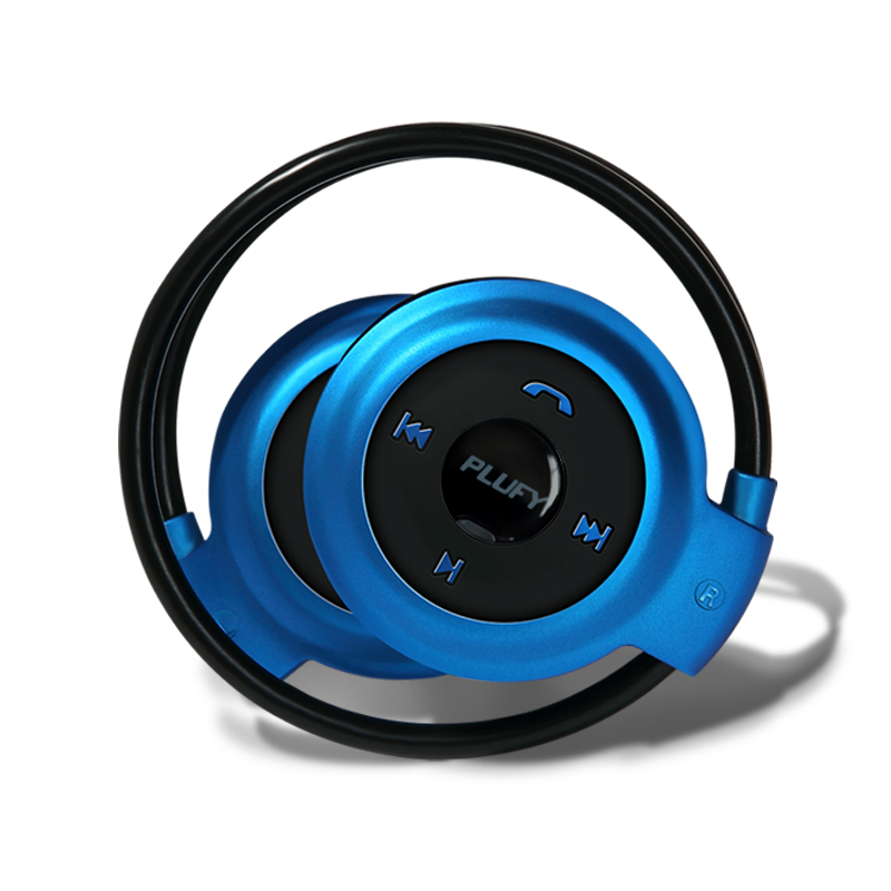 PLUFY L7 插卡运动蓝牙耳机4.1头戴式双耳 跑步手机无线耳机4.0