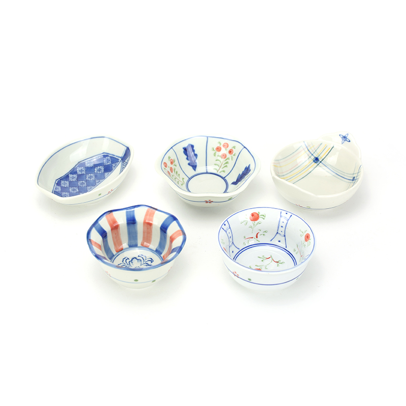 糯米瓷|国器 小皿|小器|小碟|釉下手绘|日式小酱碟|小碟|渍物碟