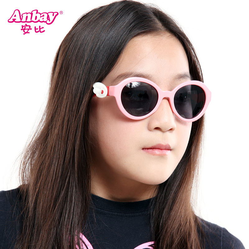 安比儿童眼镜太阳镜女偏光遮阳眼睛防紫外线眼镜AP15114新款