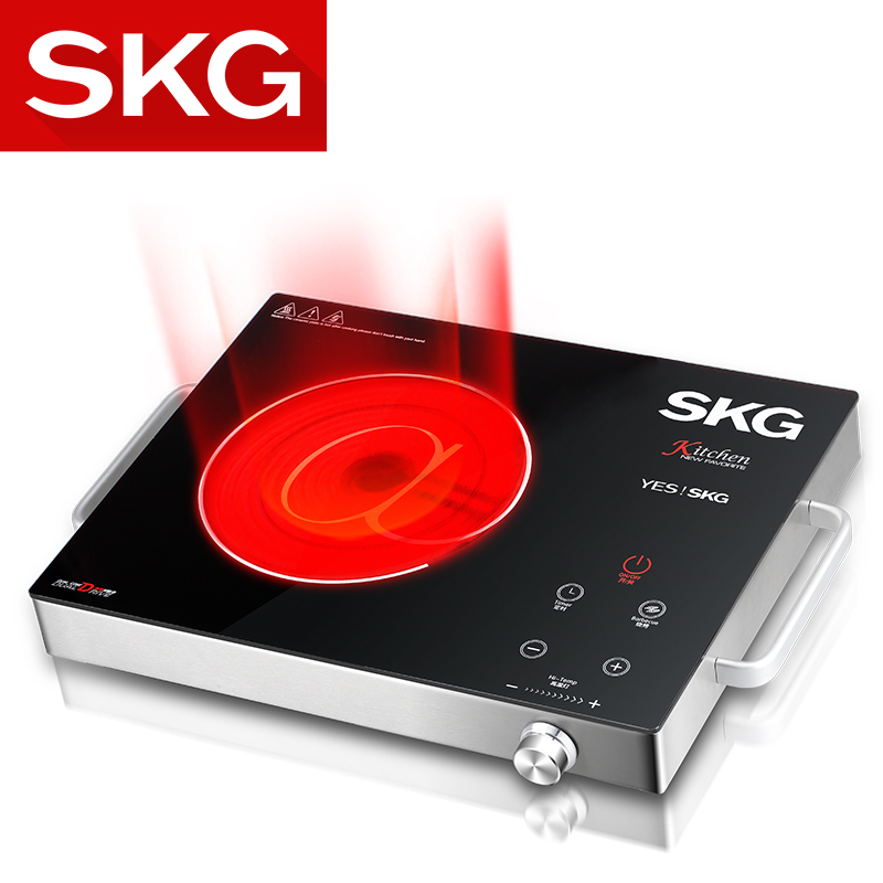 SKG DT2592电陶炉静音双环变频完美的 红外电磁炉红外加热电陶