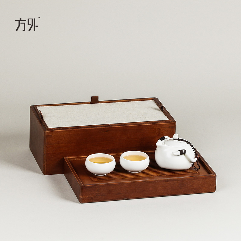 方外旅行茶具套装便携式随身茶器整套功夫茶具车载泡茶器茶具陶瓷