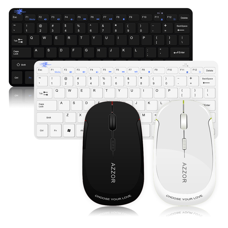包邮 无线键鼠套装 省电静音鼠标超薄键盘 卡佐K8鼠标键盘套装