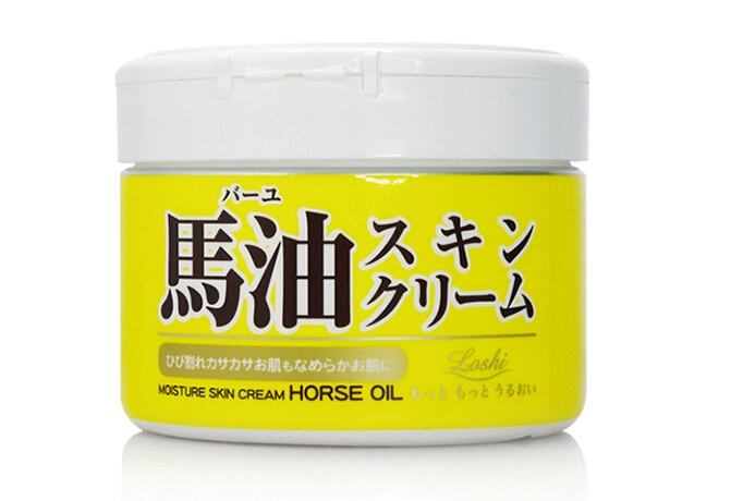 日本原装北海道 Loshi马油身体霜220g 保湿滋润抗敏感 全能型