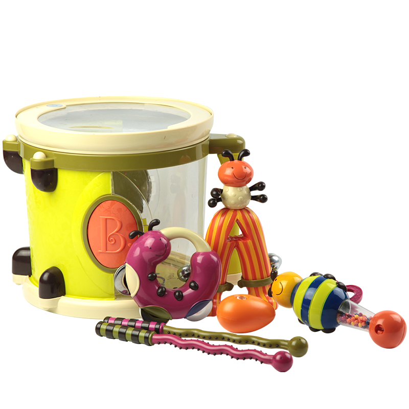 北美B.Toys正品 砰砰敲击乐团 打击乐团 儿童音乐玩具 进口玩具
