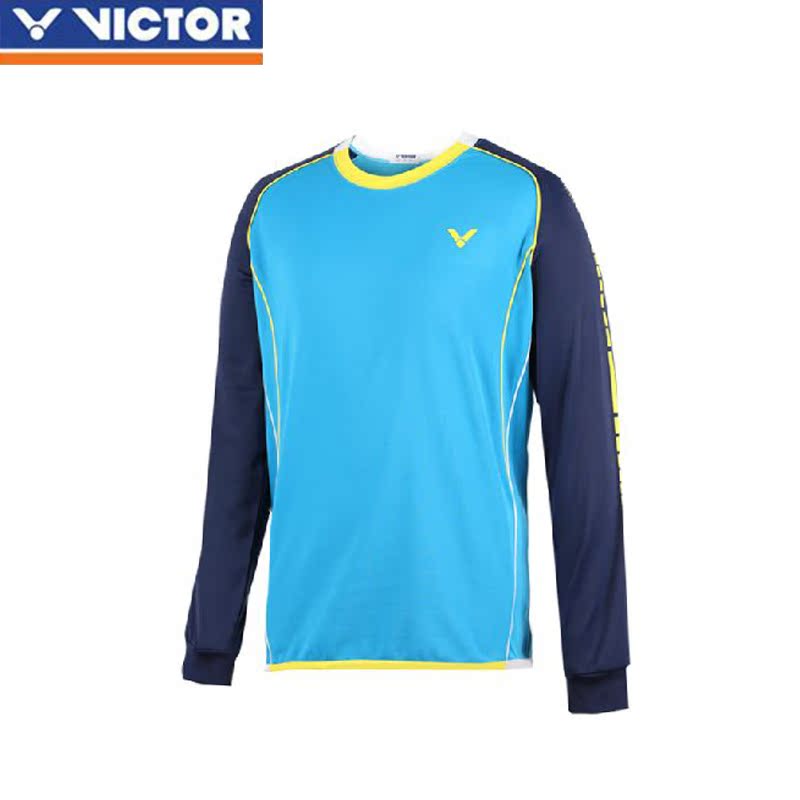 14年秋季新款正品羽毛球服胜利VICTOR威克多长袖T恤卫衣T-4203