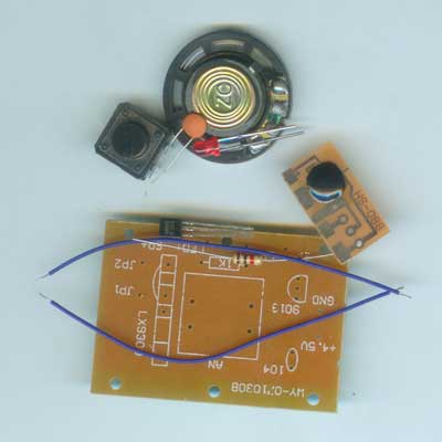 简易门铃套件散件电子DIY制作入门毕业课程设计模拟数字电路特价