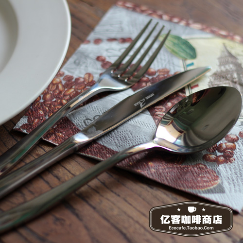 出口好品质 优质打磨 不锈钢刀叉勺  刀叉等套装西餐餐具 14件