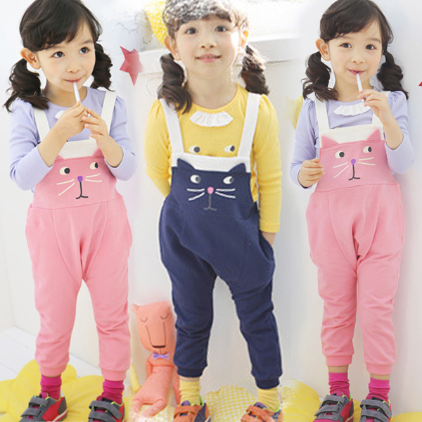 2-3-4-5-6-7岁女童长袖套装2014春秋装新款韩版休闲宝宝衣服卫衣