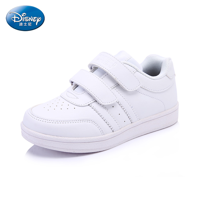 迪士尼童鞋男童女童鞋运动鞋2016秋季新款小白鞋白色学生鞋板鞋潮