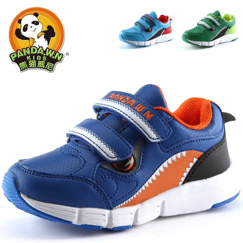 熊猫威尼 正品2015新款男童鞋小童休闲运动鞋跑步鞋防滑耐磨童鞋