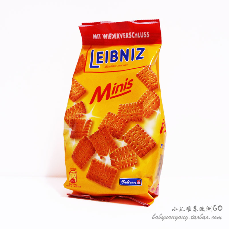 德国原装进口Leibniz mini莱布尼兹迷百乐顺迷你原味黄油饼干好吃