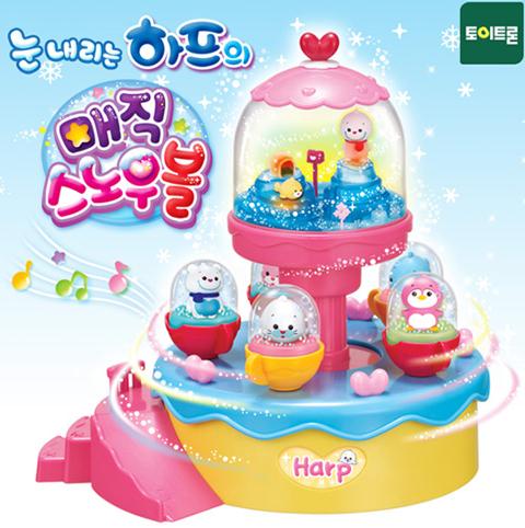 韩国正品代购可爱卡通小企鹅雪人儿童儿童女宝宝音乐雪花玩具礼物