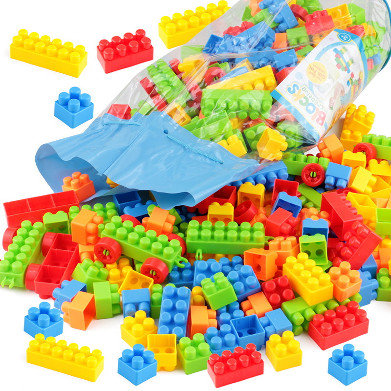 儿童塑料拼插积木玩具亲子互动宝宝早教益智拼装拼插礼物