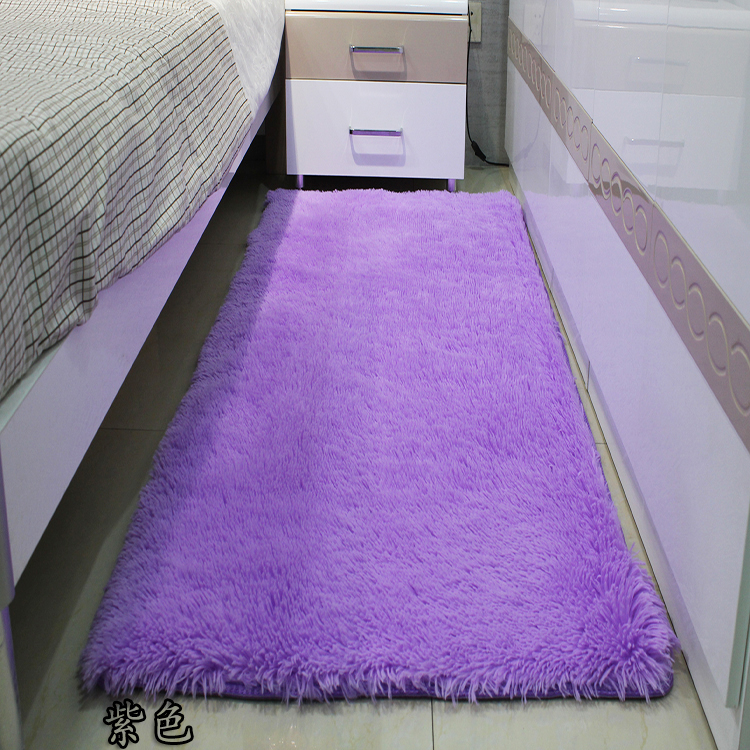 【天天特价】加厚丝毛地毯客厅卧室床边毯 防滑地垫门垫 定制特价
