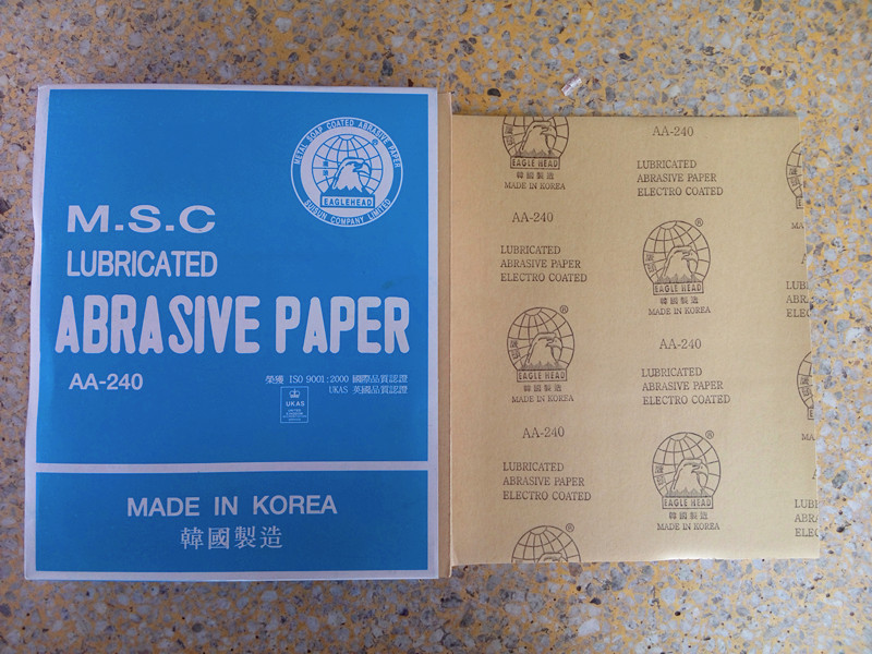 正品特价韩国进口鹰头砂纸 干磨砂纸 家具专用干砂 油漆工具