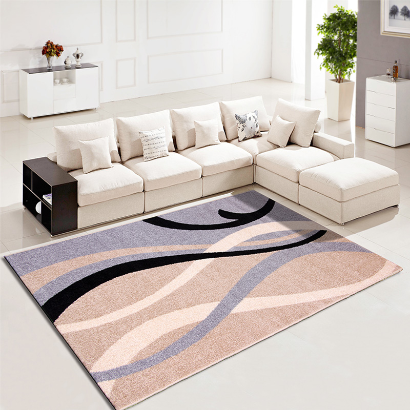 现代简约田园客厅地毯欧式沙发茶几垫床边长方形卧室定制地毯包邮
