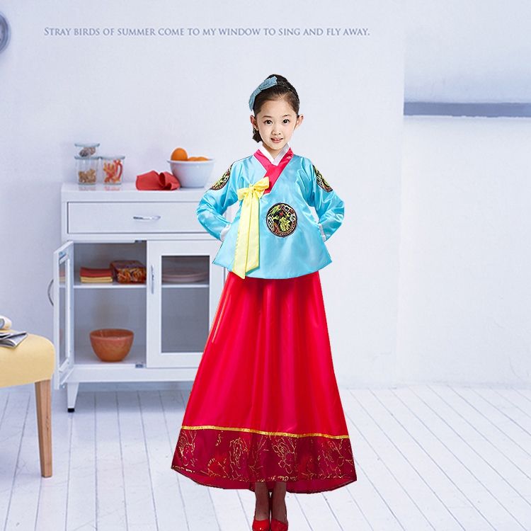 儿童大长今传统韩服女 朝鲜族少数民族六一儿童节跳舞蹈表演出服